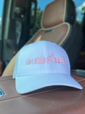 White & Pink BRB Trucker Hat