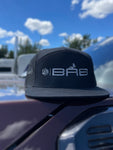 Black & Silver BRB Flat Bill Hat