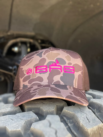 Camo & Pink BRB Trucker Hat