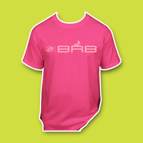 Pink BRB Trucker Lady Logo T-Shirt