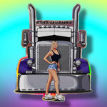 The Big Rig Barbie Sticker